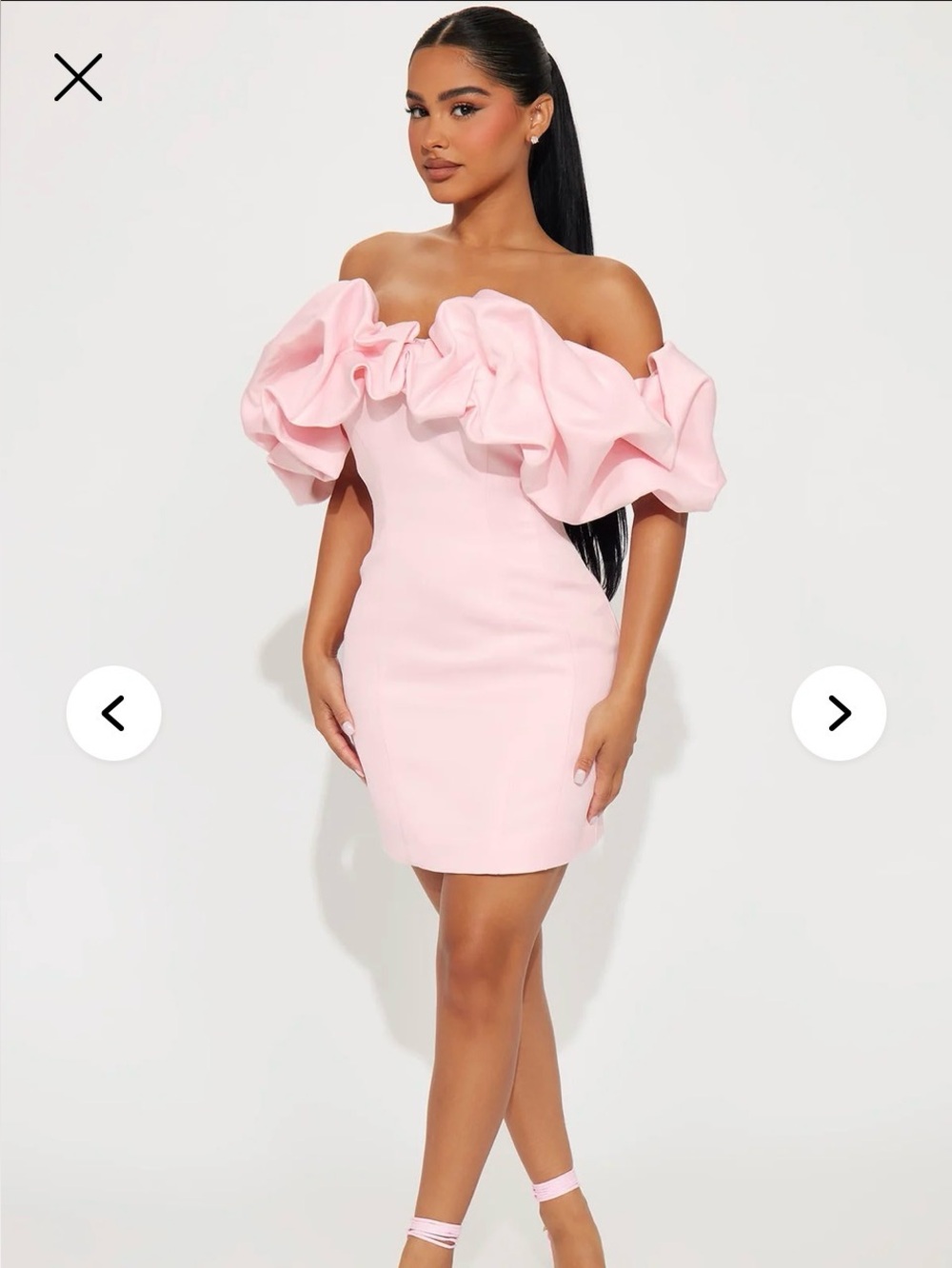 Fashion Nova Pink Parisian Nights Mini Dress